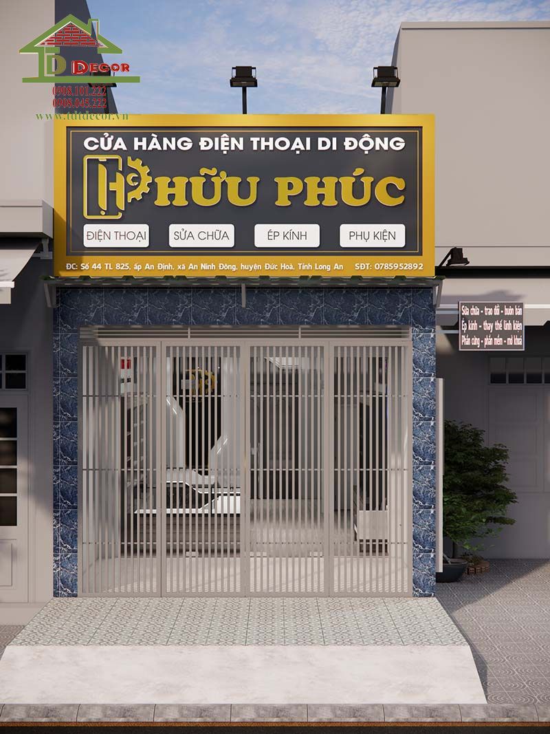 Thiết kế shop điện thoại
