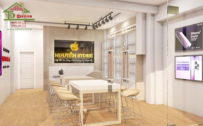 Thiết kế shop điện thoại