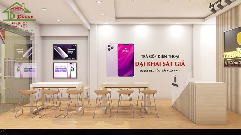 Thiết kế shop điện thoại