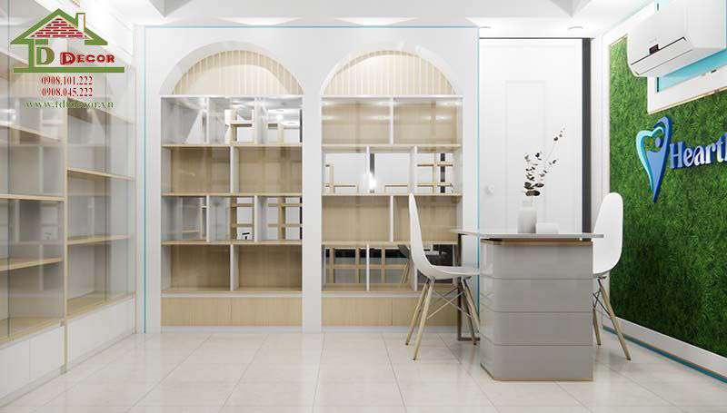 Thiết kế shop mỹ phẩm