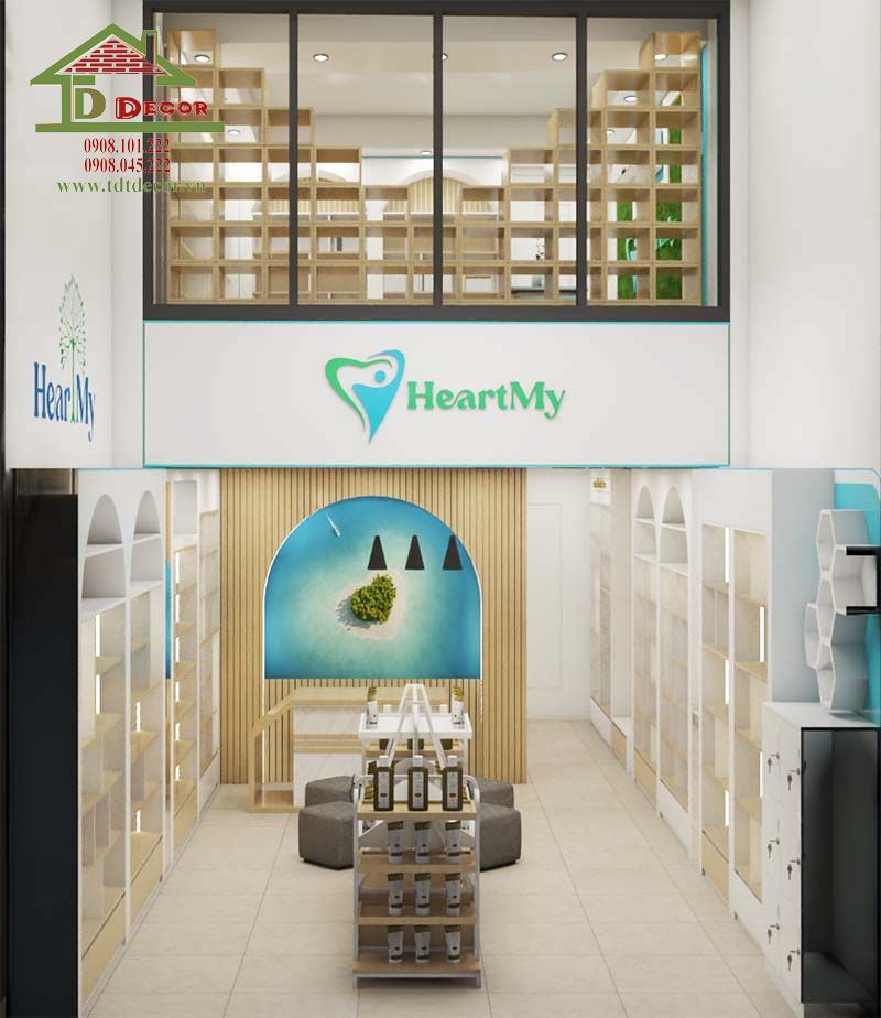 Thiết kế shop mỹ phẩm
