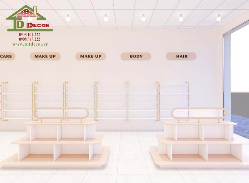 Thiết kế shop mỹ phẩm