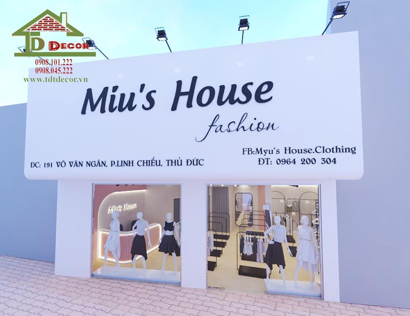 Thiết kế shop thời trang
