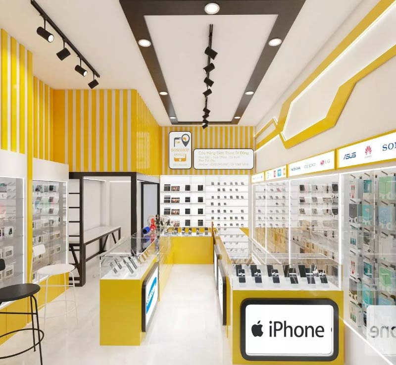 Thiết kế shop điện thoại