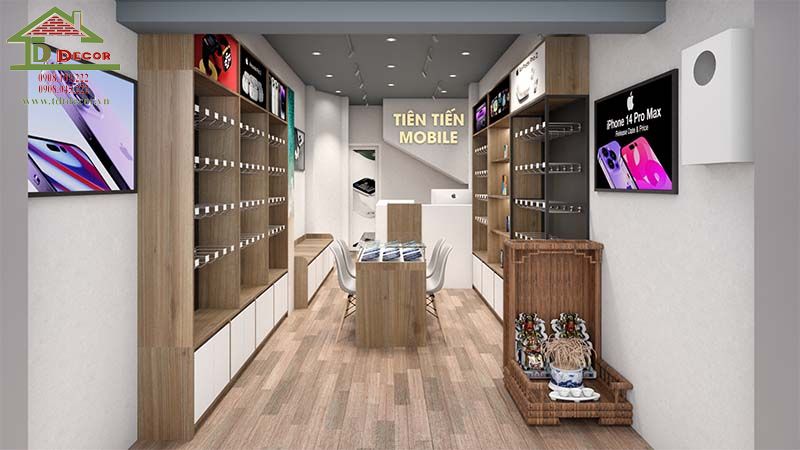 Thiết kế shop điện thoại