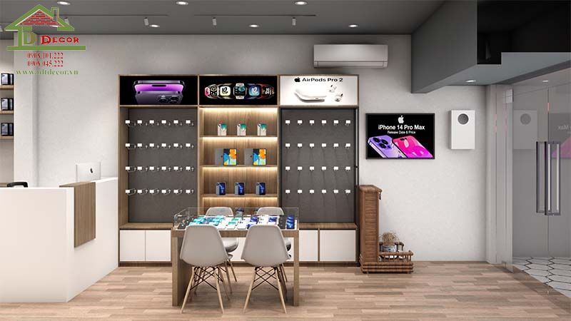 Thiết kế shop điện thoại