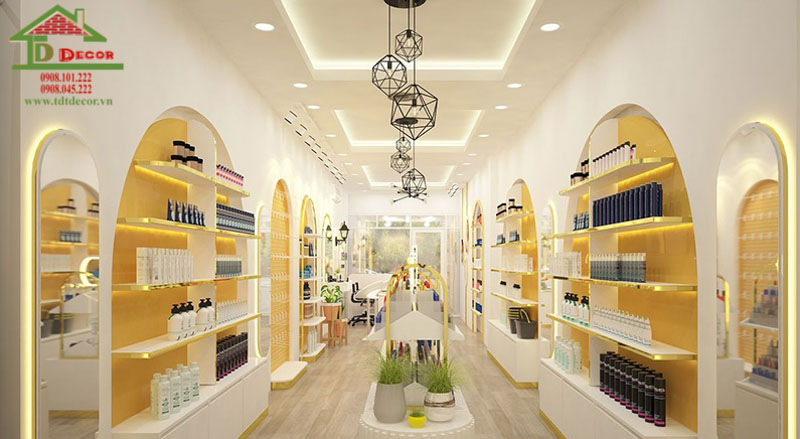 Thiết kế shop mỹ phẩm