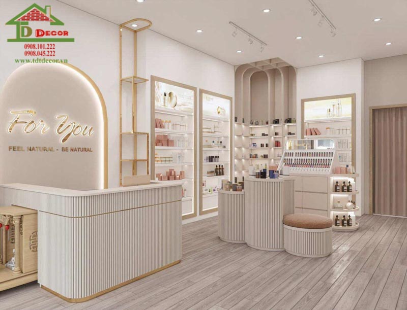 Thiết kế shop mỹ phẩm