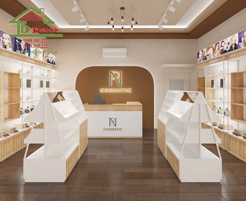 Thiết kế shop mỹ phẩm