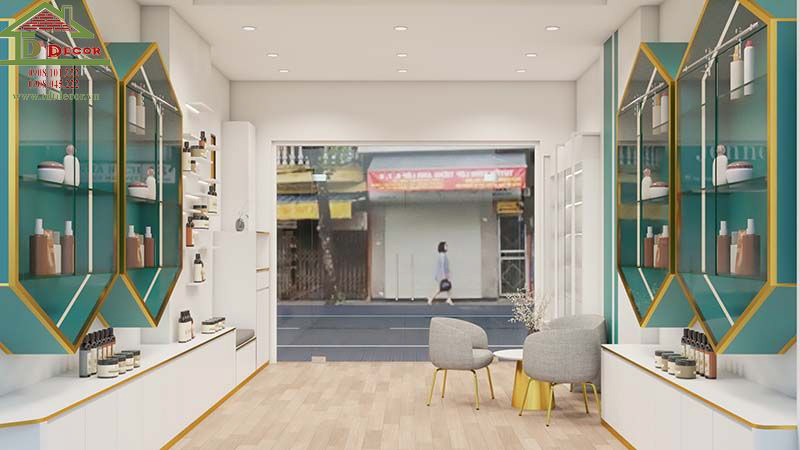 Thiết kế shop mỹ phẩm