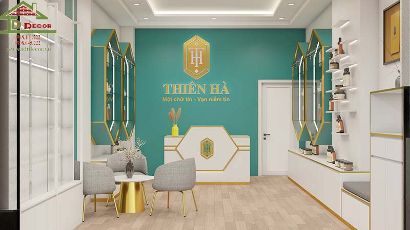 Thiết kế shop mỹ phẩm