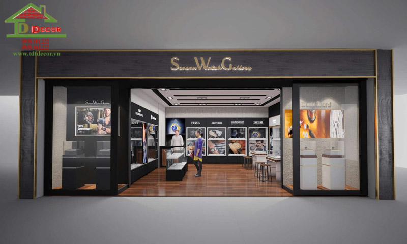 Thiết kế shop đồng hồ