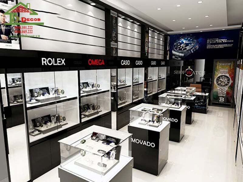 Thiết kế shop đồng hồ