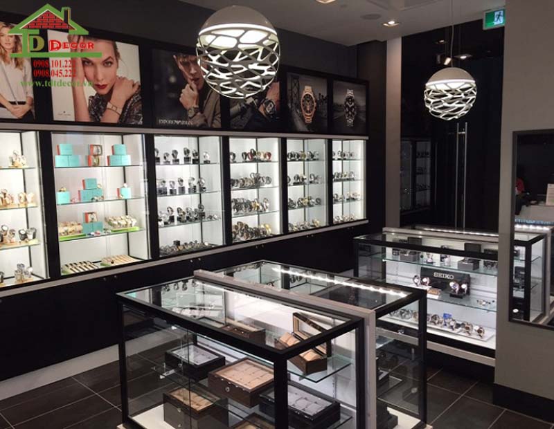Thiết kế shop đồng hồ