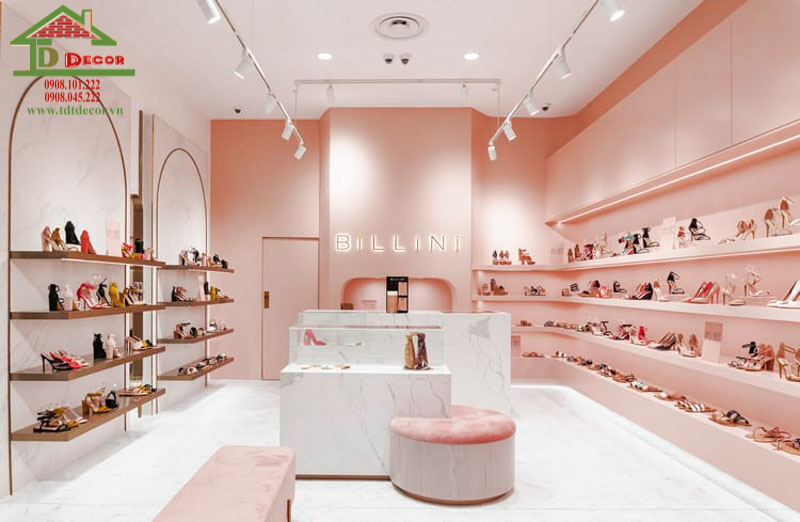 Thiết kế shop giày dép