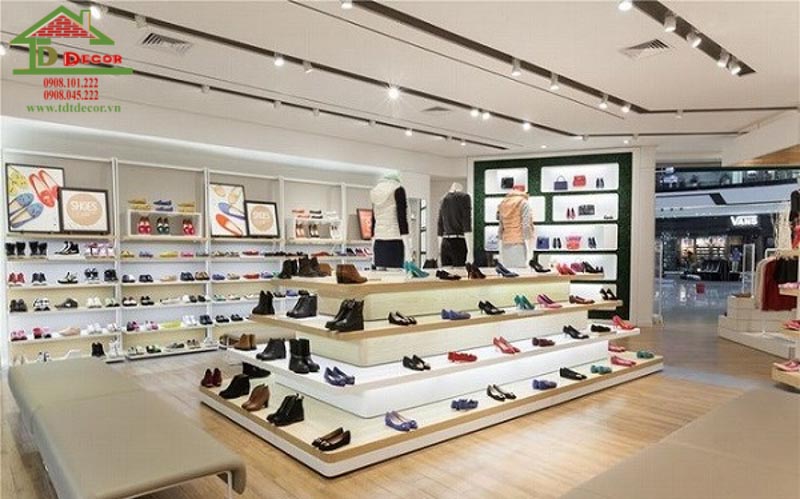 Thiết kế shop giày dép