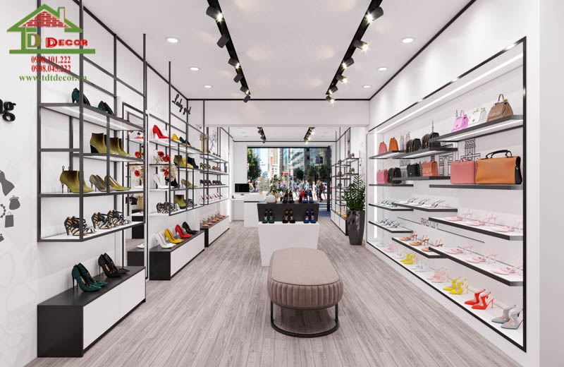Thiết kế shop giày dép
