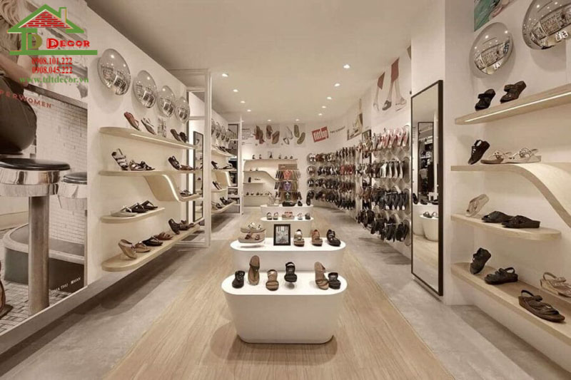 Thiết kế shop giày dép