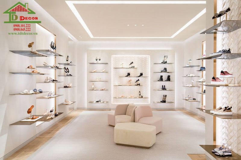 Thiết kế shop giày dép