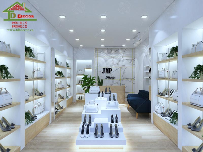 Thiết kế shop giày dép