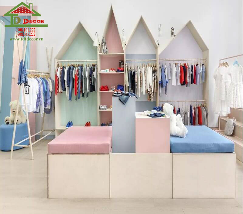 Thiết kế shop mẹ và bé