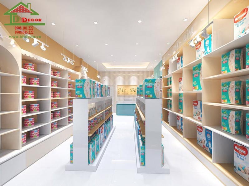 Thiết kế shop mẹ và bé