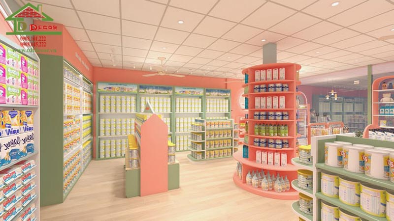 Thiết kế shop mẹ và bé