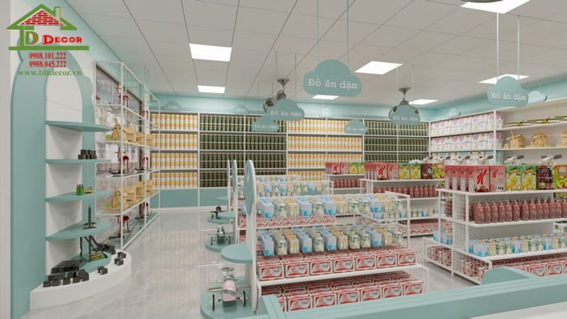 Thiết kế shop mẹ và bé