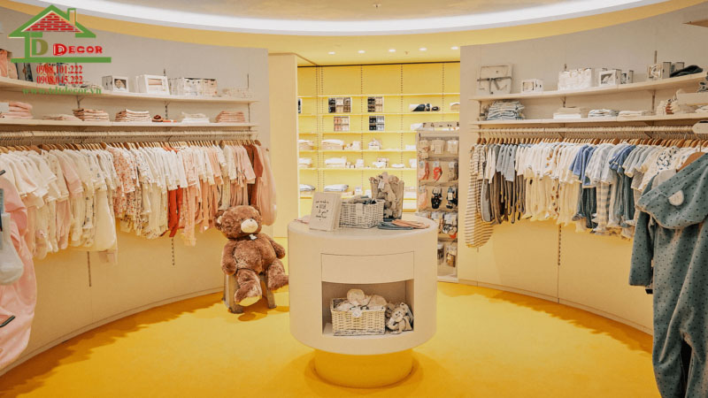 Thiết kế shop mẹ và bé