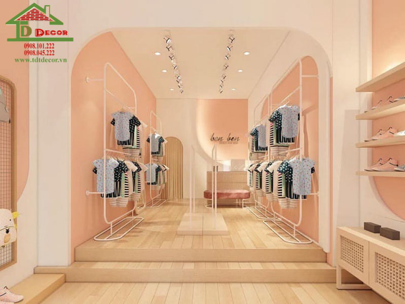 Thiết kế shop mẹ và bé