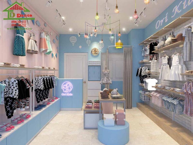 Thiết kế shop mẹ và bé