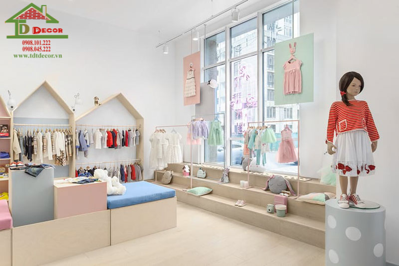 Thiết kế shop mẹ và bé