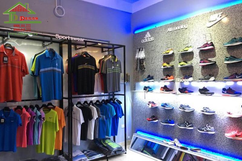 Thiết kế shop thể thao