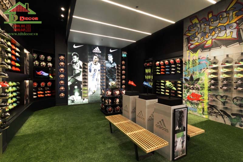 Thiết kế shop thể thao