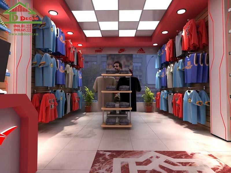 Thiết kế shop thể thao
