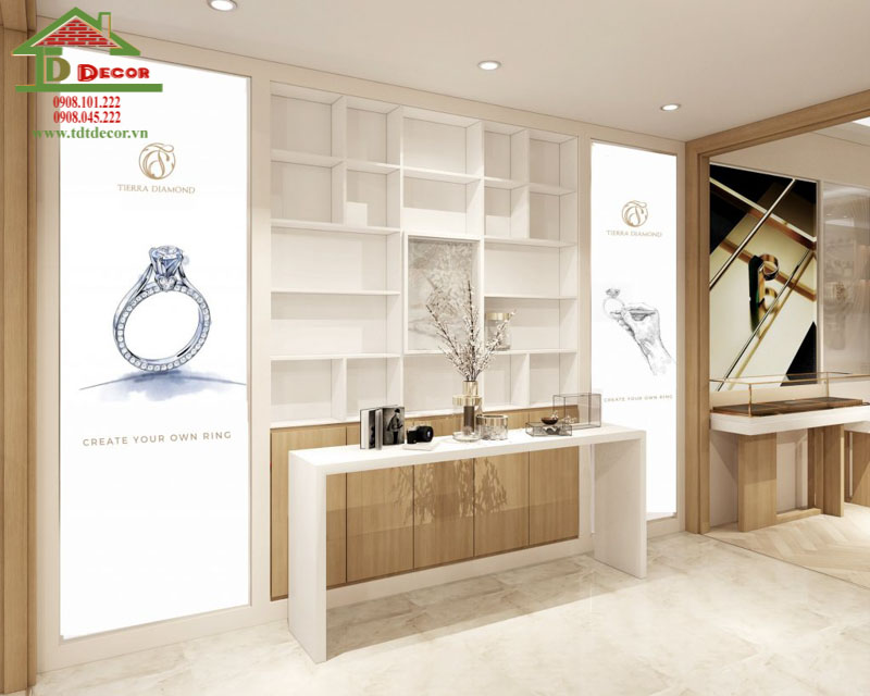 Thiết kế shop trang sức