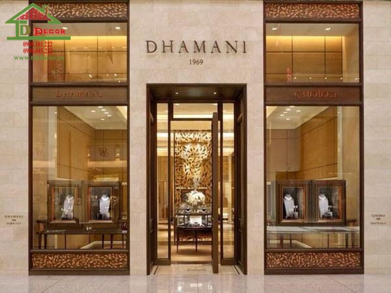 Thiết kế shop trang sức