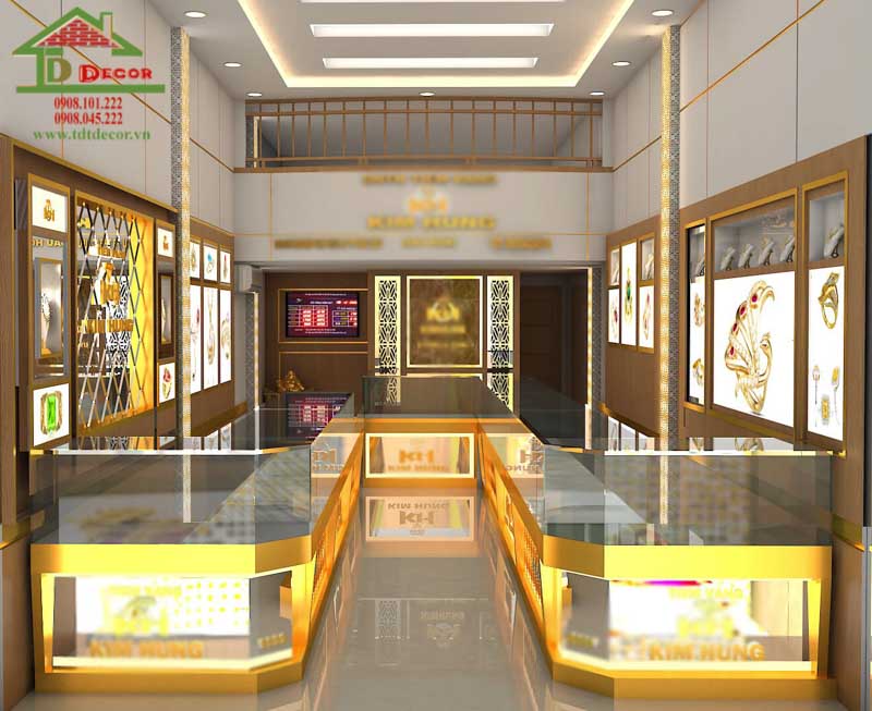 Thiết kế shop trang sức