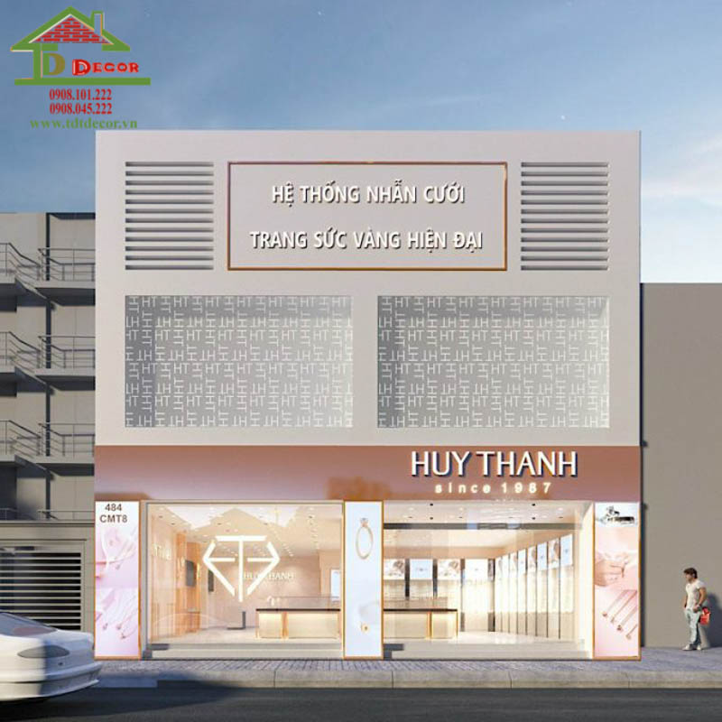 Thiết kế shop trang sức