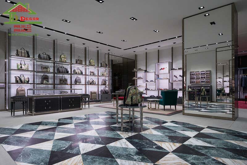 Thiết kế shop túi xách