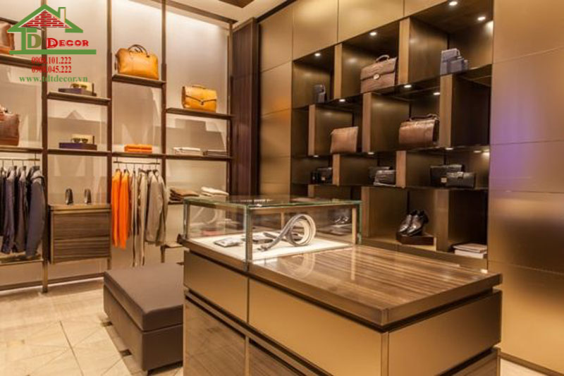 thiết kế shop túi xách