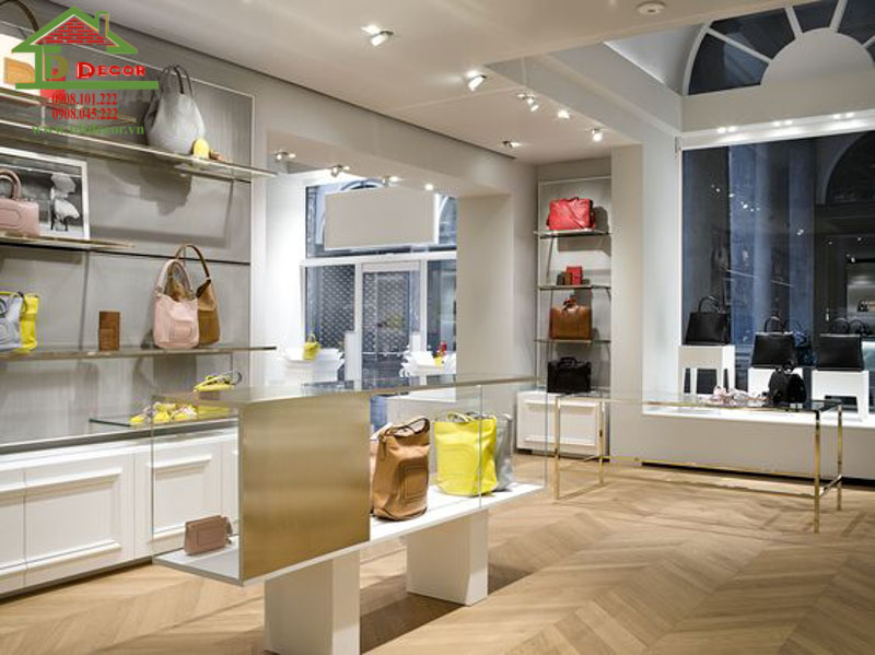 thiết kế shop túi xách