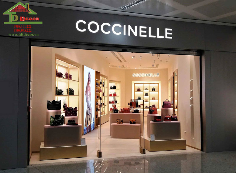 thiết kế shop túi xách