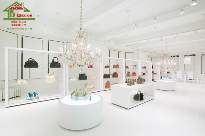 Thiết kế shop túi xách