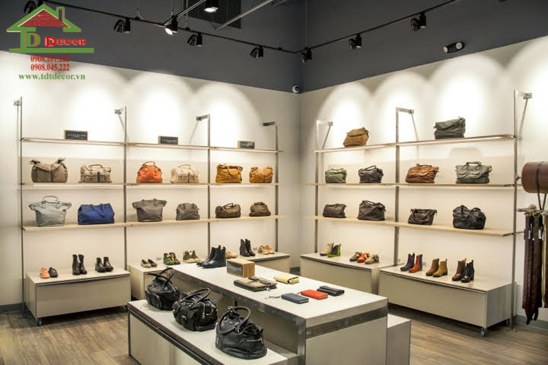 thiết kế shop túi xách