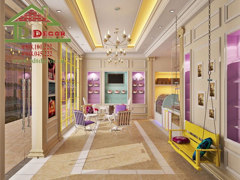 thiết kế tiệm bánh