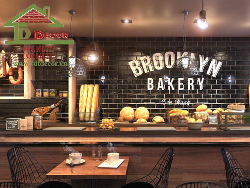 thiết kế tiệm bánh mì