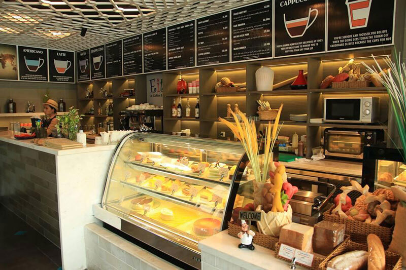 thiết kế tiệm bánh