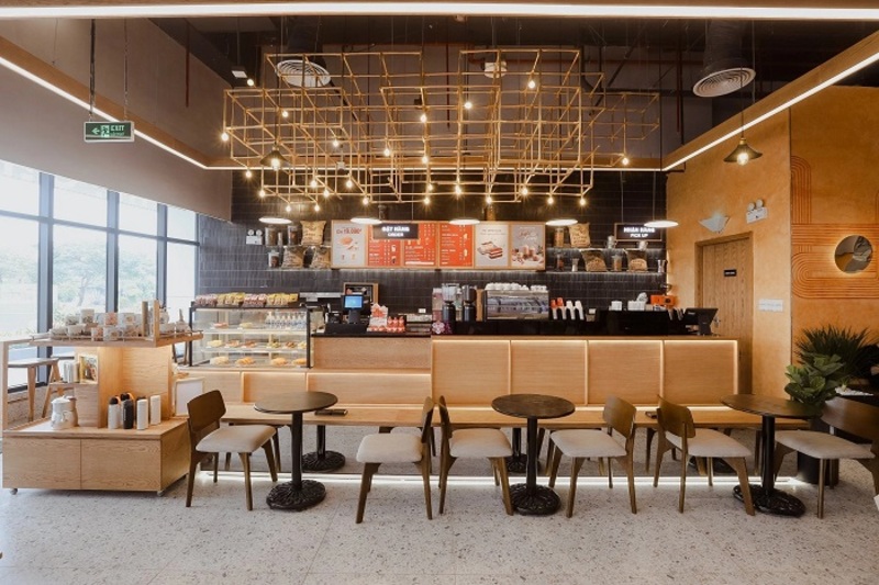 thiết kế tiệm bánh