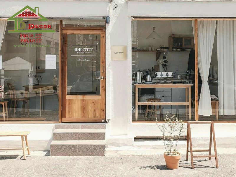 thiết kế cửa hàng 2 mặt tiền